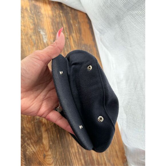 VTG L.L. Bean Men's 100% Wool Newsboy Cabbie Flat Cap Hat Blue Small - Picture 4 of 6